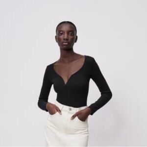 Zara Black Bodysuit